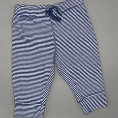 Legging Carters Talle 3 meses algodón rayas azul balnco (30 cm largo) - comprar online