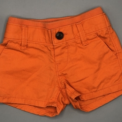 Short Baby GAP Talle 0-3 meses gabardina naranja cintura algodón - comprar online