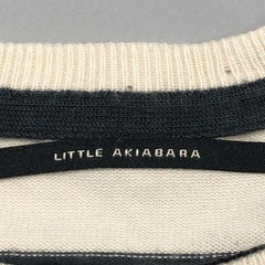 Segunda Selección - Sweater Little Akiabara Talle 8 años hilo rayas color crudo - Baby Back Sale SAS