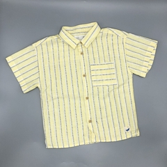 Camisa Zara Talle 3-4 años bambula amarilla rayas