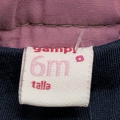 Jeans Yamp Talle 6 meses azul oscuro localizado costura beige abotonado (interior algodón - 40 cm largo) - Baby Back Sale SAS