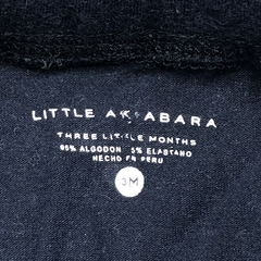 Legging Little Akiabara Talle 3 meses algodón azul oscuro lisa (31 cm largo) - Baby Back Sale SAS