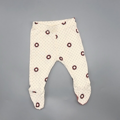Set Little Akiabara Talle 3 meses algodón color crudo lunares circulos rayas (gorro y ranita 30 cm largo) - comprar online