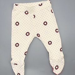 Set Little Akiabara Talle 3 meses algodón color crudo lunares circulos rayas (gorro y ranita 30 cm largo) en internet