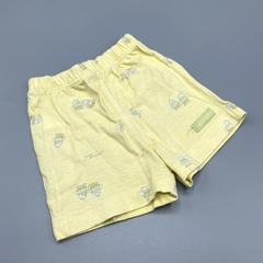 Short Minimimo Talle XS(0-3 meses) algodón amarillo- patitos
