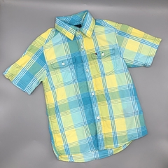 Camisa Tommy Hilfiger Talle 6-7 años cuadrille verde amarillo
