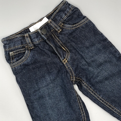 Jeans Carters Talle 6 meses azul oscuro (interior lanilla cuadrillé rojo - 34 cm largo) - comprar online