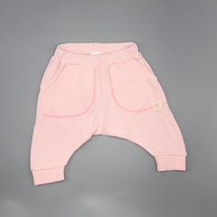 Segunda Selección - Jogging Cheeky Talle XS (0 meses) algodón waffle rosa (31 cm largo)