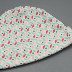 Gorro Carters algodón blanco estampa hojitas verde rojo rosa (36 cm circunferencia) - comprar online