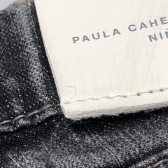 Segunda Selección - Jeans Paula Cahen D Anvers Talle 2 años gris bordado bolsillo (49 cm largo)