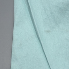 Segunda Selección - Pantalón Yamp Talle 12 meses gabardina celeste lazo rayas (42 cm largo) - comprar online