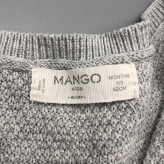 Segunda Selección - Vestido Mango Talle 1-3 meses hilo gris - Baby Back Sale SAS