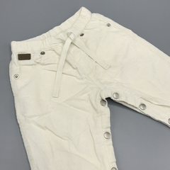Segunda Selección - Pantalón Minimimo Talle L (9-12 meses) corderoy beige interior algodón abotonado (41 cm largo) - comprar online
