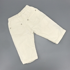 Segunda Selección - Pantalón Minimimo Talle L (9-12 meses) corderoy beige interior algodón abotonado (41 cm largo) en internet