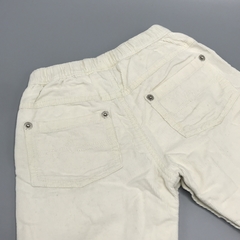 Segunda Selección - Pantalón Minimimo Talle L (9-12 meses) corderoy beige interior algodón abotonado (41 cm largo) - Baby Back Sale SAS