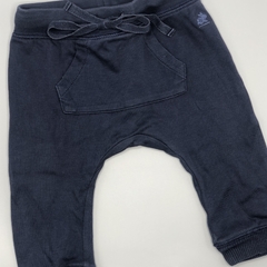 Segunda Seleccion - Legging Baby Cottons Talle 9 meses algodón azul oscuro bolsillo canguro (34 cm largo) - comprar online