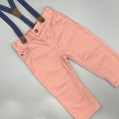 Pantalón Carters Talle 18 meses gabardina rosa viejo con tiradores (44 cm largo) - comprar online