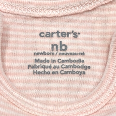 Body Carters Talle NB (0 meses) rayas rosa - Baby Back Sale SAS