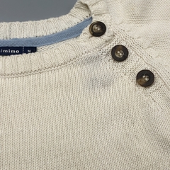 Imagen de Segunda Selección - Sweater Minimimo Talle M (6-9 meses) hilo color crudo botones