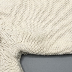 Segunda Selección - Sweater Minimimo Talle M (6-9 meses) hilo color crudo botones