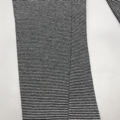 Segunda Selección - Legging Old Navy Talle 10-12 años algodón rayas negro blanco (66 cm largo)
