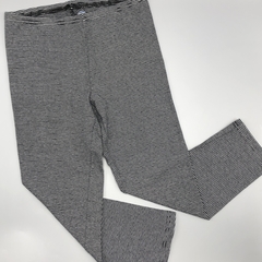Segunda Selección - Legging Old Navy Talle 10-12 años algodón rayas negro blanco (66 cm largo) - comprar online