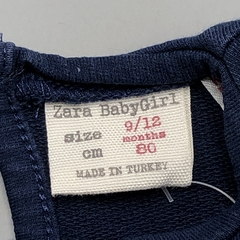 Segunda Selección - Buzo Zara Talle 9-12 meses azul estrellas algodón - tul - vestido - Baby Back Sale SAS