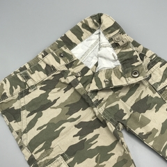 Pantalón Minimimo Talle L (9-12 meses) gabardina camuflado marrón claro verde (39 cm largo) en internet