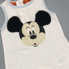 Segunda Seleccion - Enterito Disney baby Talle 0 meses algodón blanco estampa Mickey orejas - comprar online