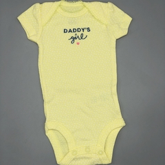 Body Carters Talle NB (0 meses) algodón amarillo lunares DADDY girl - comprar online