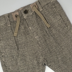 Pantalón Zara Talle 3-6 meses (40.5cm largo) marrón a cuadros - comprar online