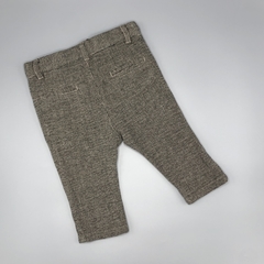 Pantalón Zara Talle 3-6 meses (40.5cm largo) marrón a cuadros en internet