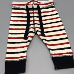 Segunda Selección - Legging Little Akiabara Talle 3 meses morley color crudo rojo negro (30 cm largo) - tienda online