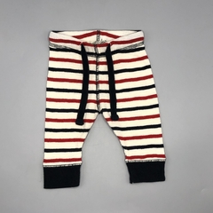 Segunda Selección - Legging Little Akiabara Talle 3 meses morley color crudo rojo negro (30 cm largo)