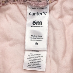 Jogging Carters Talle 6 meses algodón rosa mini florcitas amarillo bordeaux (35 cm largo) - Baby Back Sale SAS