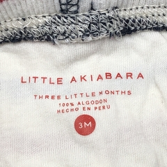 Segunda Selección - Legging Little Akiabara Talle 3 meses morley color crudo rojo negro (30 cm largo) - Baby Back Sale SAS