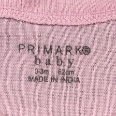 Body Primark Talle 0-3 meses algodón rosa claro liso - Baby Back Sale SAS