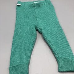 Segunda Selección - Legging Zara Talle 3-6 meses hilo verde tipo morley (35 cm largo) - tienda online