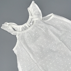 Camisola Cheeky Talle S (3-6 meses) blanca broderie - comprar online