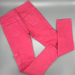 Segunda Selección - Pantalón NUEVO Zeta Talle 14 años gabardina rosa bolsillos laterales (89 cm largo) en internet
