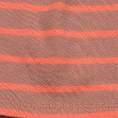 Segunda Selección - Vestido Cherokee Talle 6-9 meses algodón rosa rayas fluor bolsilo