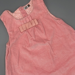 Segunda Selección - Vestido Opaline Talle 12 meses corderoy rosa - comprar online