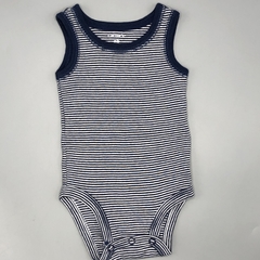 Body Carters Talle NB (0 meses) algodón rayas azul blanco - 1 - comprar online