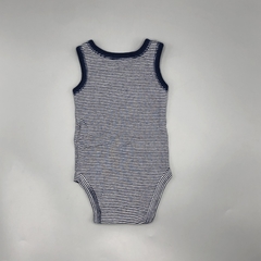 Body Carters Talle NB (0 meses) algodón rayas azul blanco - 1 en internet
