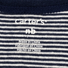Body Carters Talle NB (0 meses) algodón rayas azul blanco - 1 - Baby Back Sale SAS