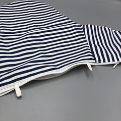 Cobertor NUEVO Silla de comer Ikea Pyttig reversible a rayas rojo y azul - Baby Back Sale SAS