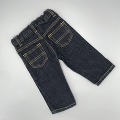 Jeans OshKosh Talle 6 meses azul oscuro costuras marrón (36 cm largo) - Baby Back Sale SAS