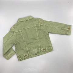 Campera Zara Talle 9-12 meses verde jean - Baby Back Sale SAS