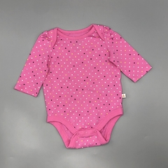 Segunda Selección - Body Baby GAP talle 0-3 meses algodón rosa lunares multicolor