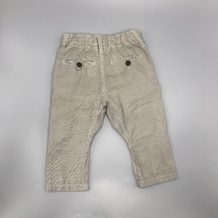 Pantalón Zara Talle 6-9 meses gabardina micro cuadrillé beige (41 cm largo) en internet